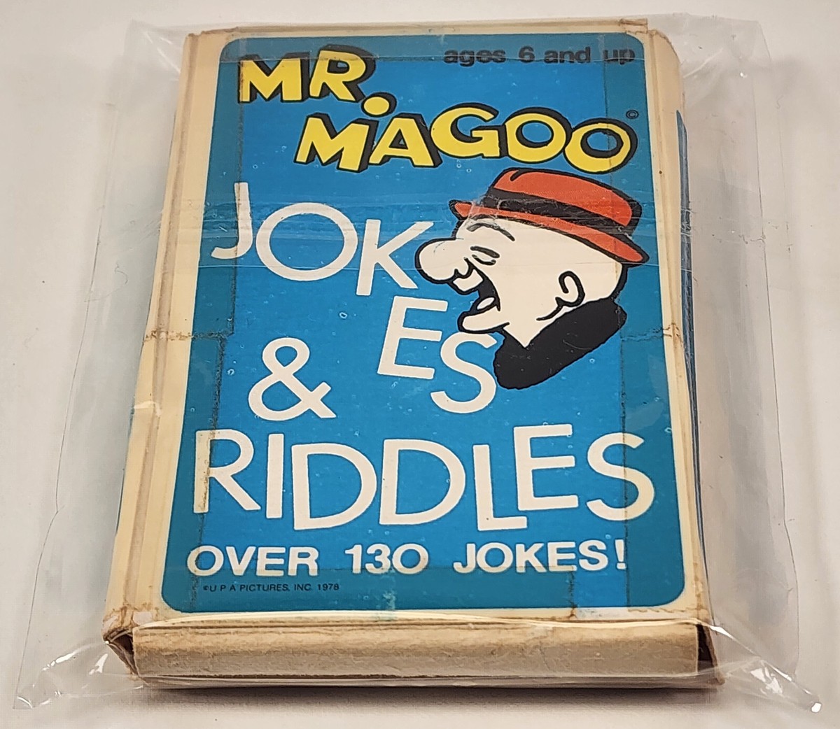 Vintage Mr Magoo Jokes and Riddles No. 467 - 130+ Jokes Cards Rare