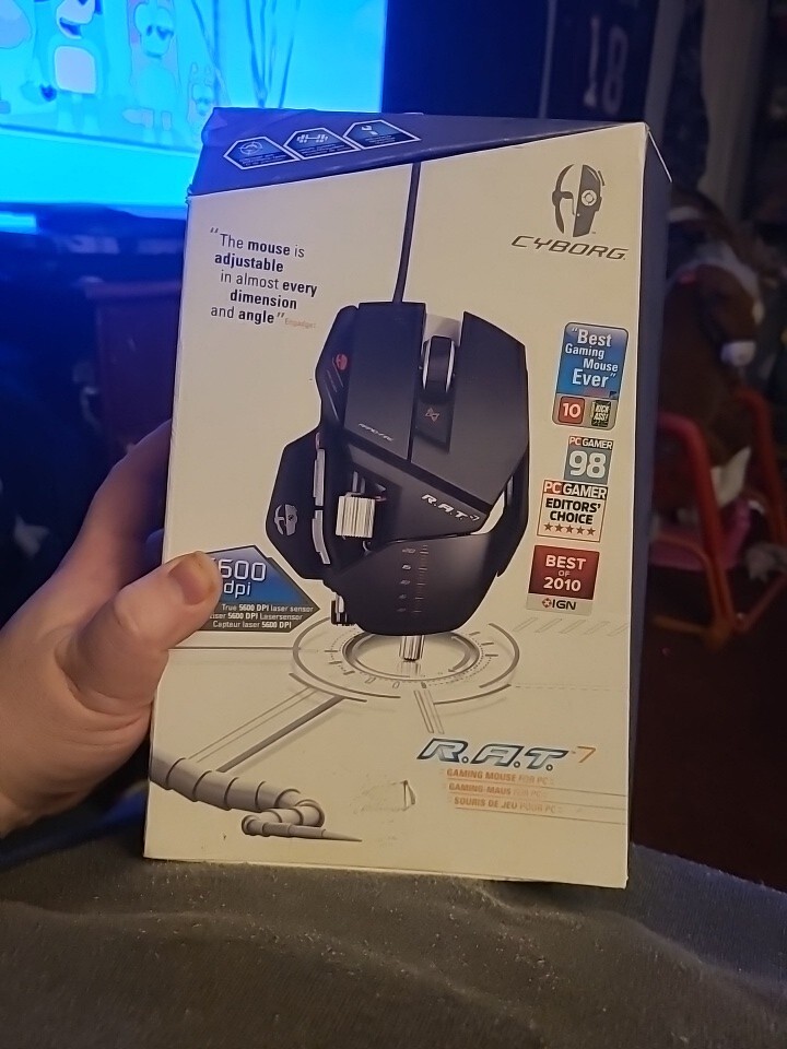 Mad Catz Cyborg R.A.T. 7 Gaming Mouse - Box Only Only The Box No