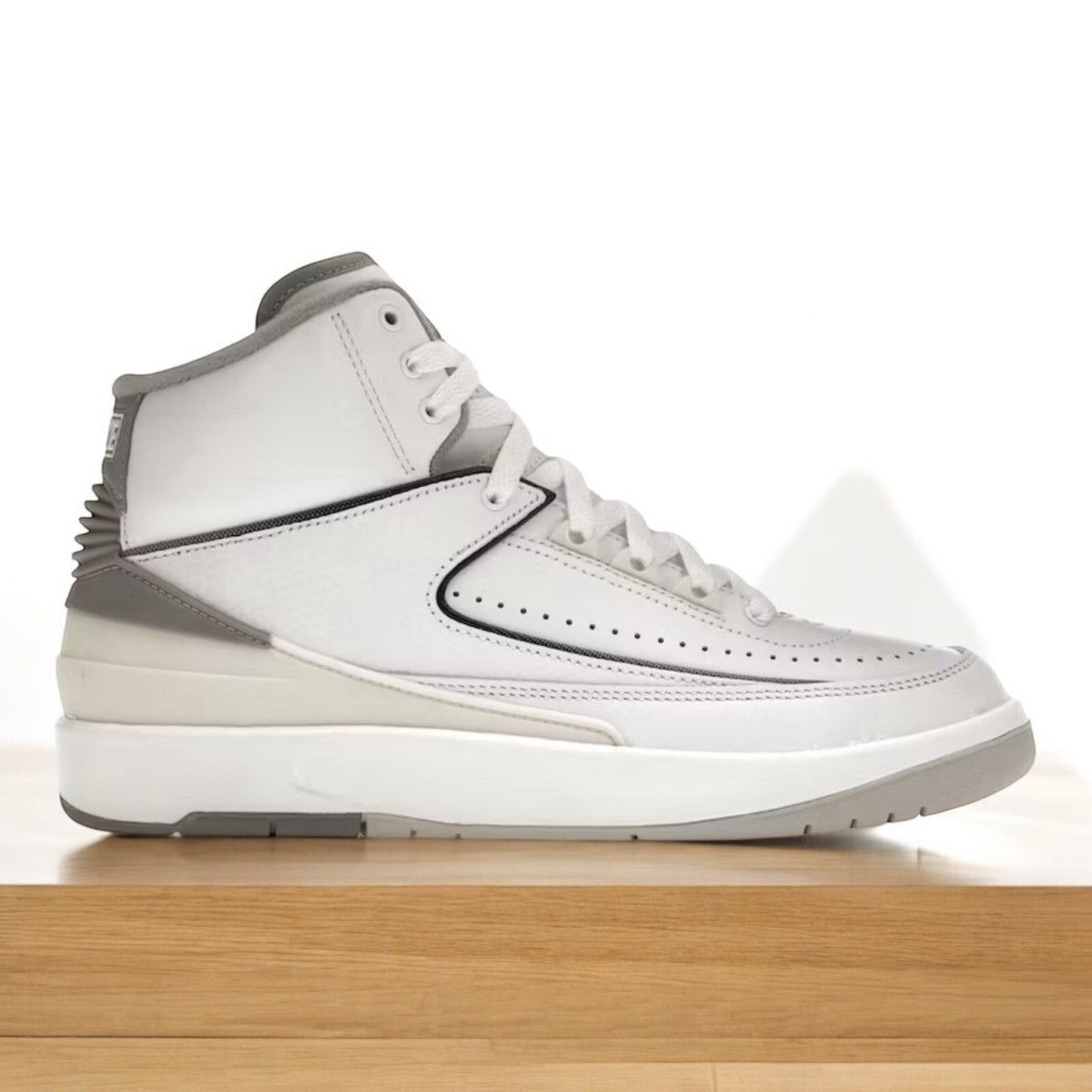 Nike Air Jordan 2 Retro Shoes GS Cement Grey Youth/Women's NEW | eBay
