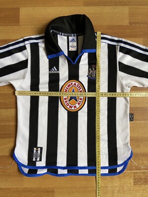 NEWCASTLE UNITED 1999 2000 HOME FOOTBALL SHIRT SOCCER JERSEY
