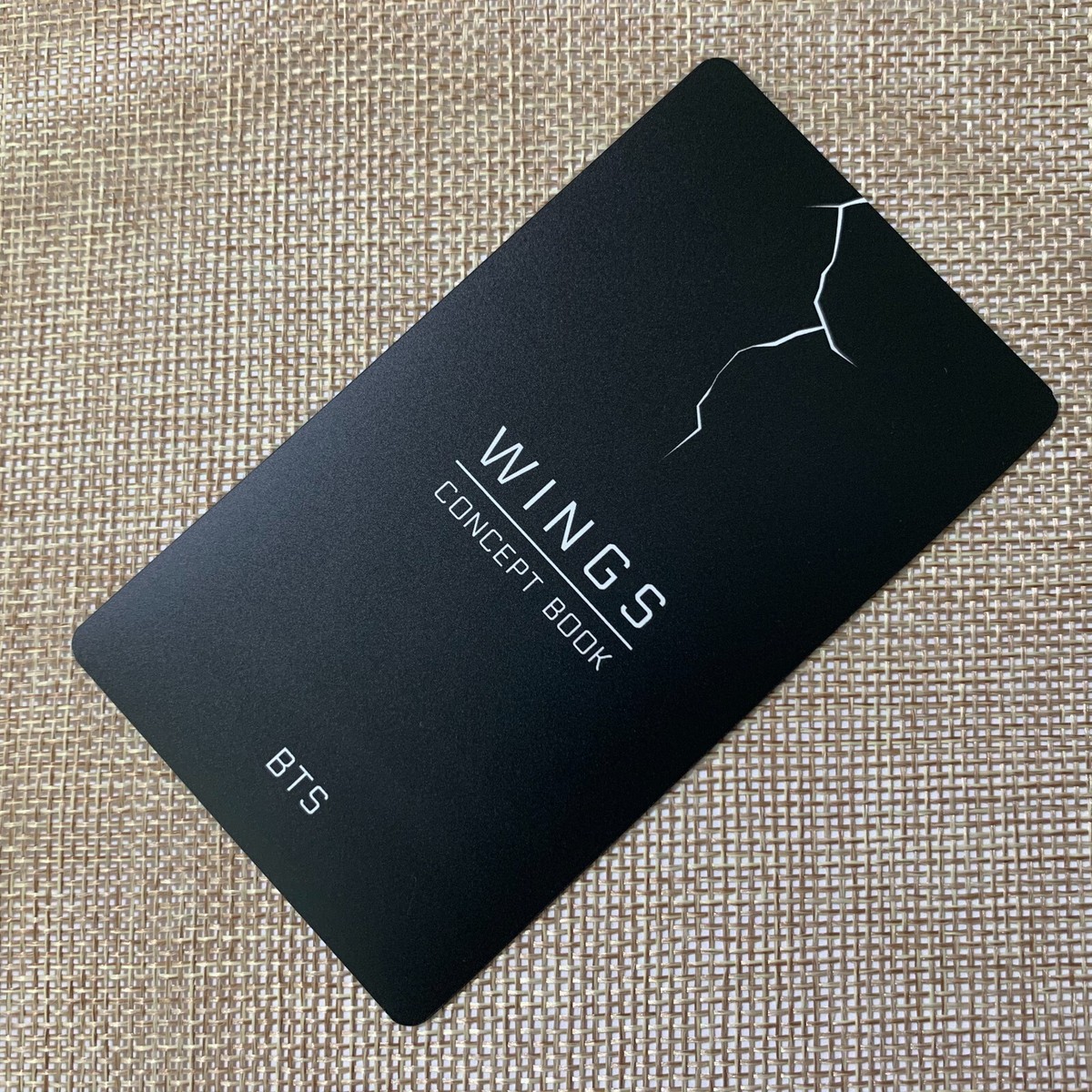 BTS SUGA [ THE WINGS Concept Book ] Official Lenticular Photocard