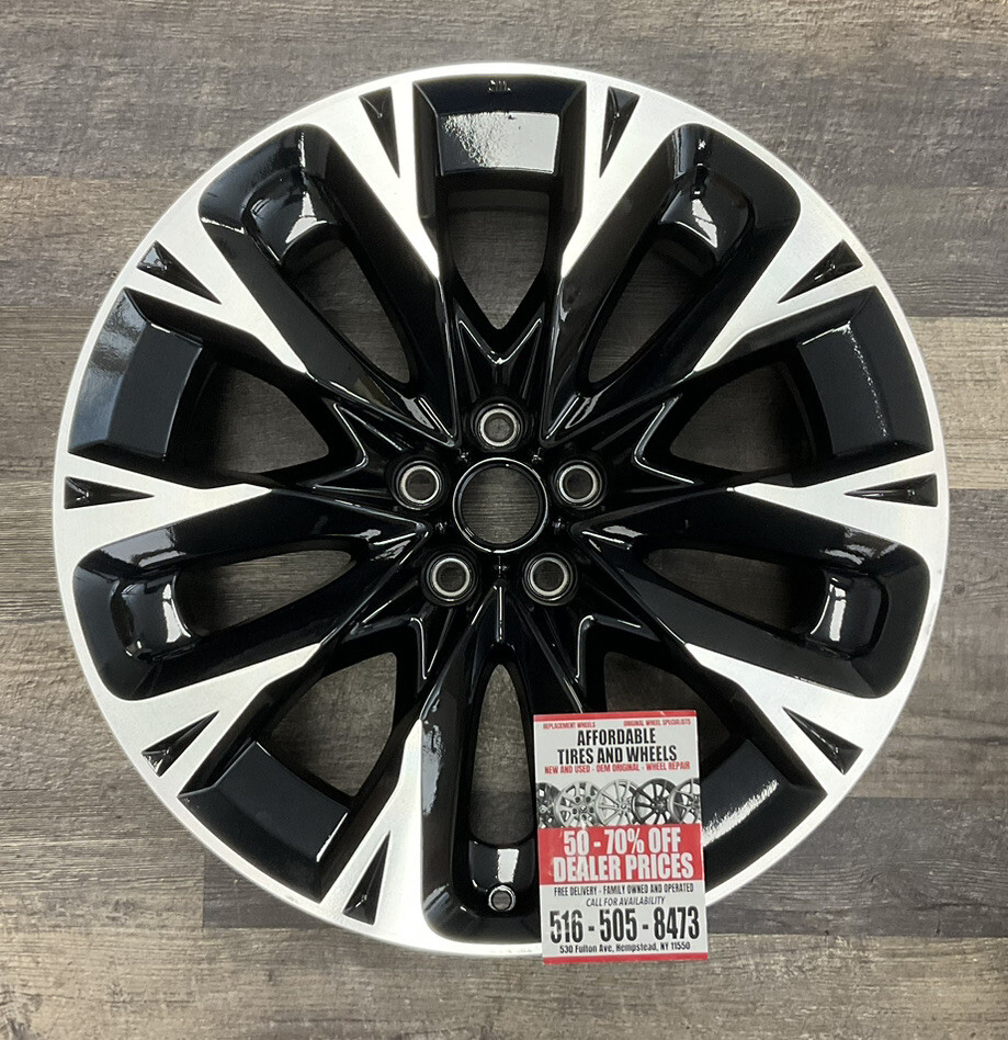 Mazda CX90 2024 95687 aluminum OEM wheel rim 21 x 9.5 CNC Black | eBay