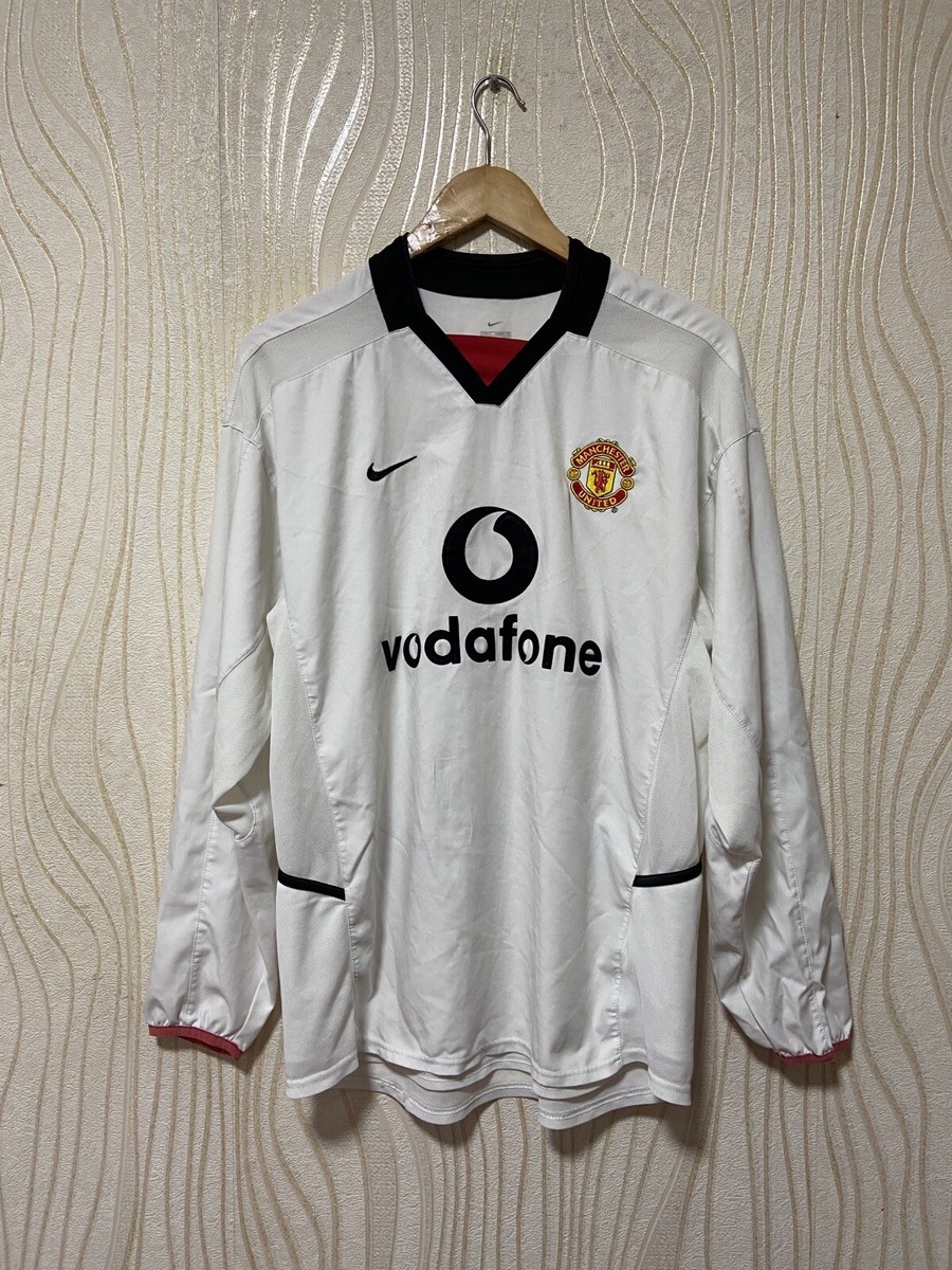 MANCHESTER UNITED 2002 2003 AWAY SHIRT JERSEY LONG SLEEVE NIKE sz