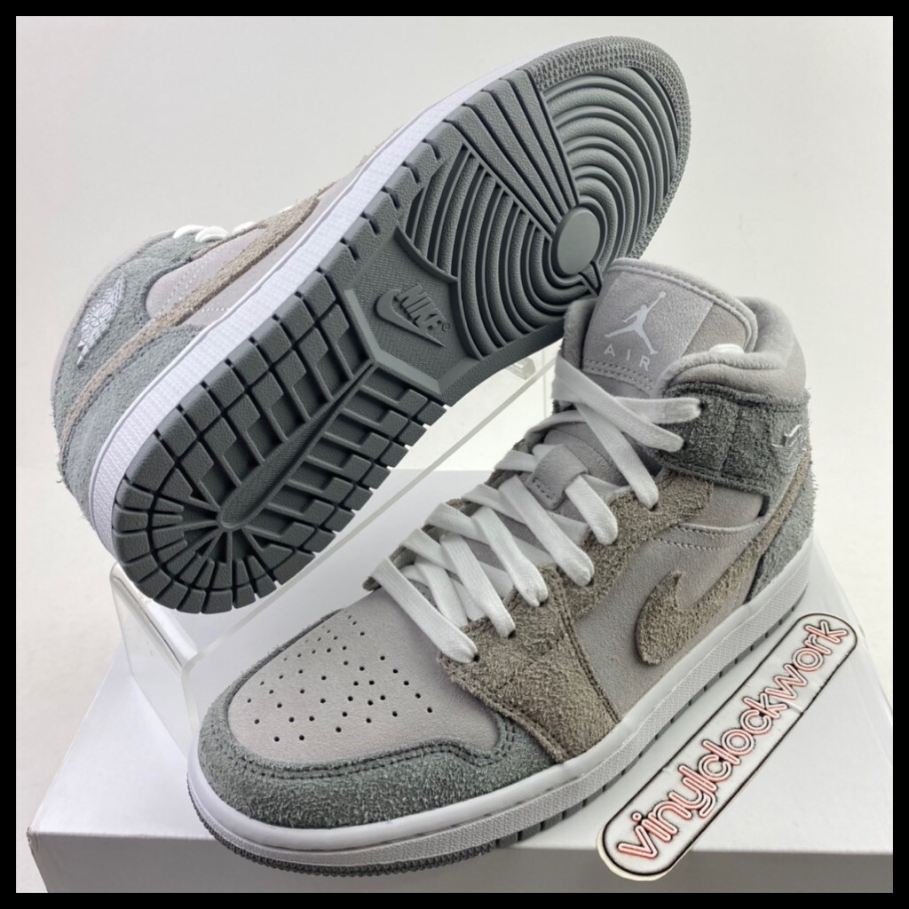 Nike Air Jordan 1 Mid SE Womens 8 Particle College Grey DO7139-002