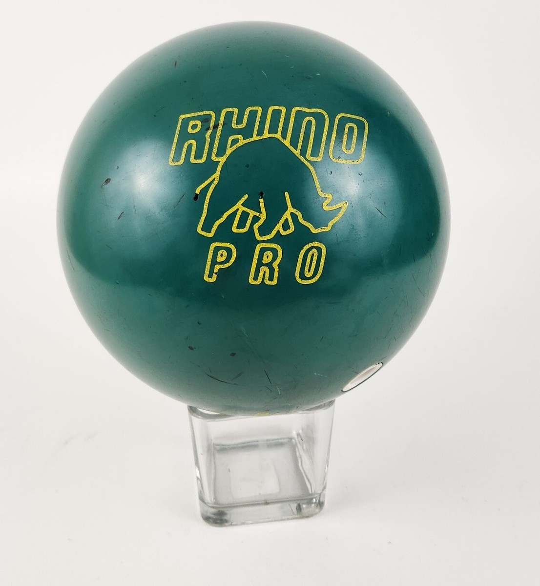 Brunswick Teal RHINO PRO Bowling Ball 15 lb 9 oz Used Drilled | eBay