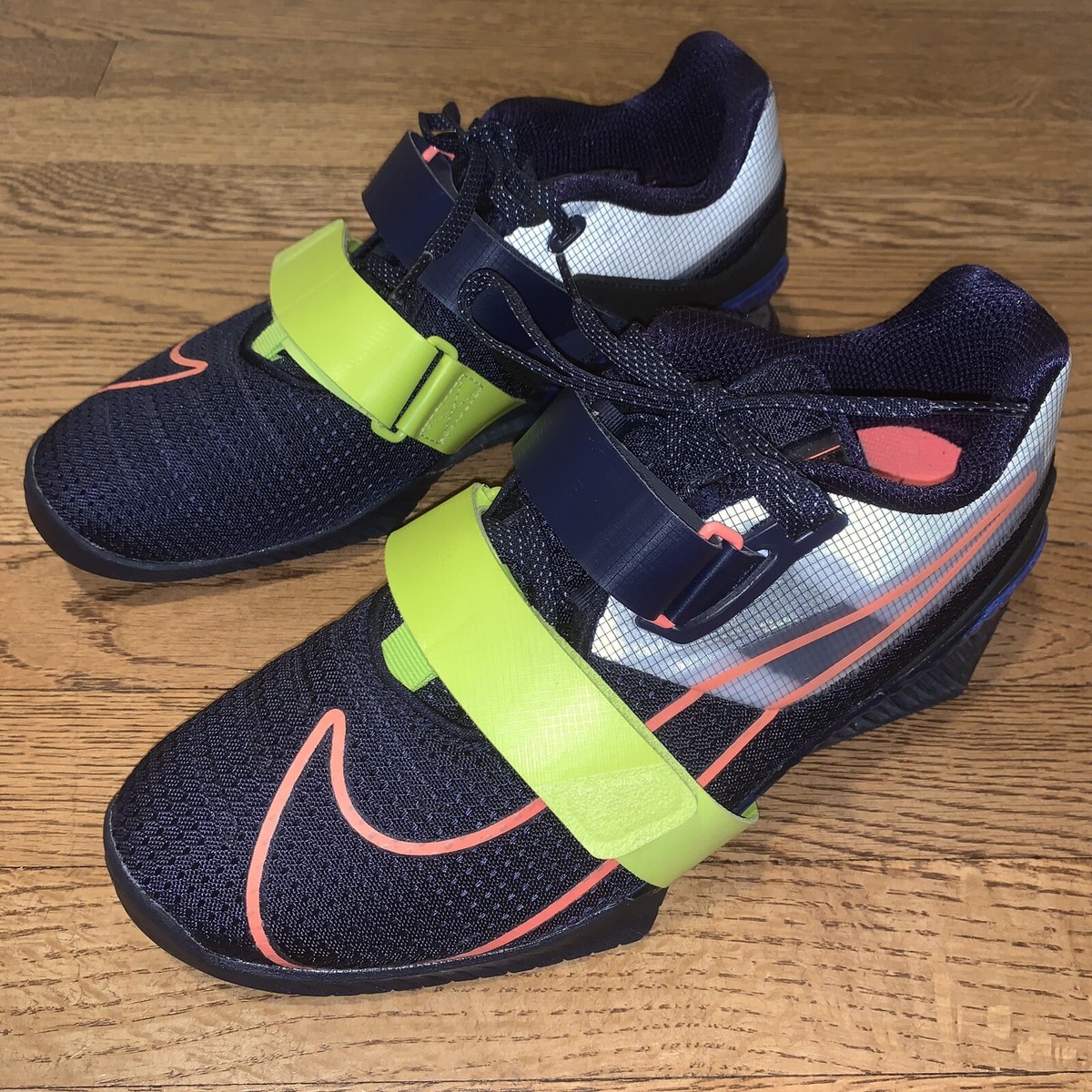 Nike Romaleos 4 Blackened Blue Cyber Weightlifting Shoes - Men's