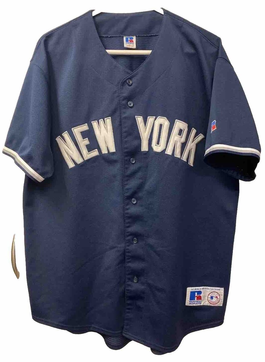 New York Yankees Jersey Size LARGE Vintage Russell Athletic MLB