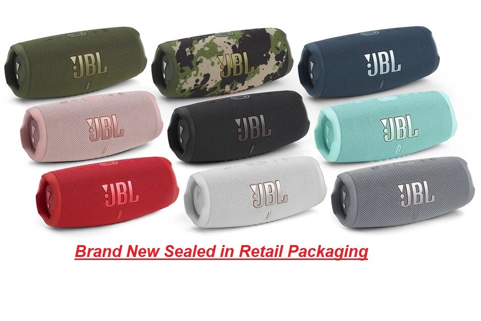 NEW JBL Charge 5 Charge5 Waterproof Portable Bluetooth Speaker