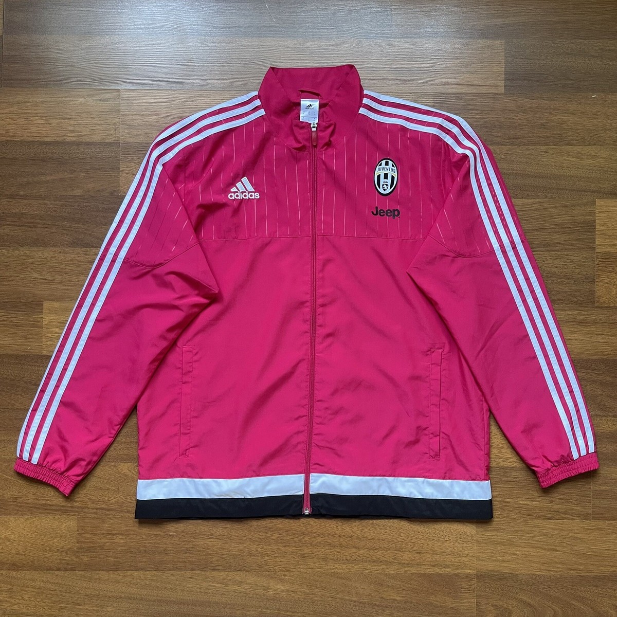 JUVENTUS ADIDAS 2015/2016 FOOTBALL SOCCER TRAINING JACKET SIZE “XL