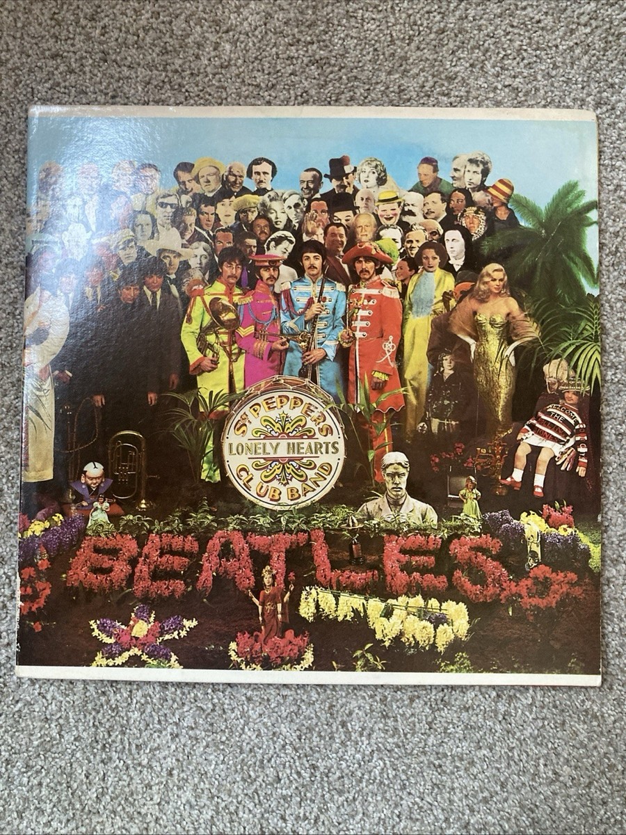 THE BEATLES ~ SGT. PEPPERS ** 1967 UK Black/Yellow PARLOPHONE LP