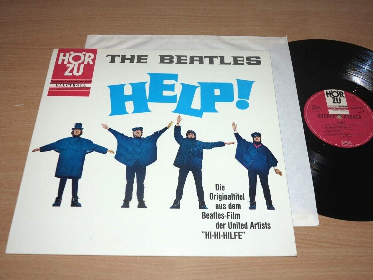 The Beatles LP - Help! / 1965 German ‎Hör Zu SHZE 162 Press in