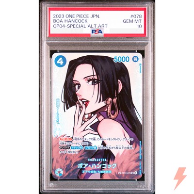 PSA 10 Boa Hancock (SP Alt Art) OP01-078 SR Kingdoms of Intrigue