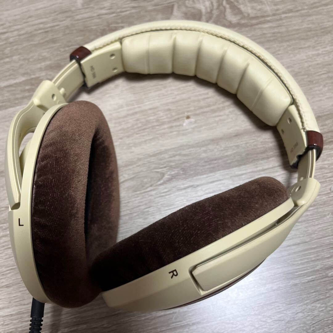 SENNHEISER HD598 Open type headphones Ivory Brown 3rd party 4.4mm