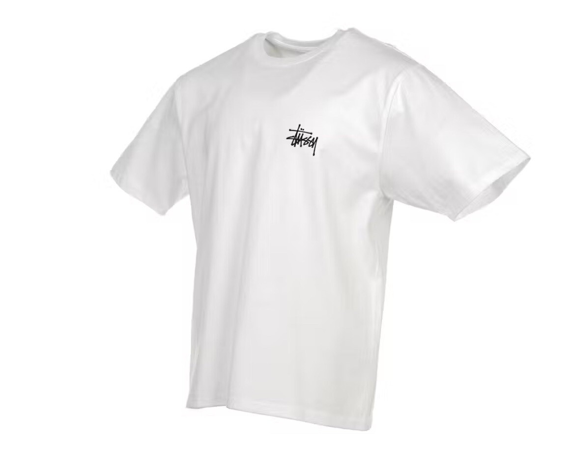 Stussy T-Shirt With Basic Logo Back Print in White Size: XL | eBay