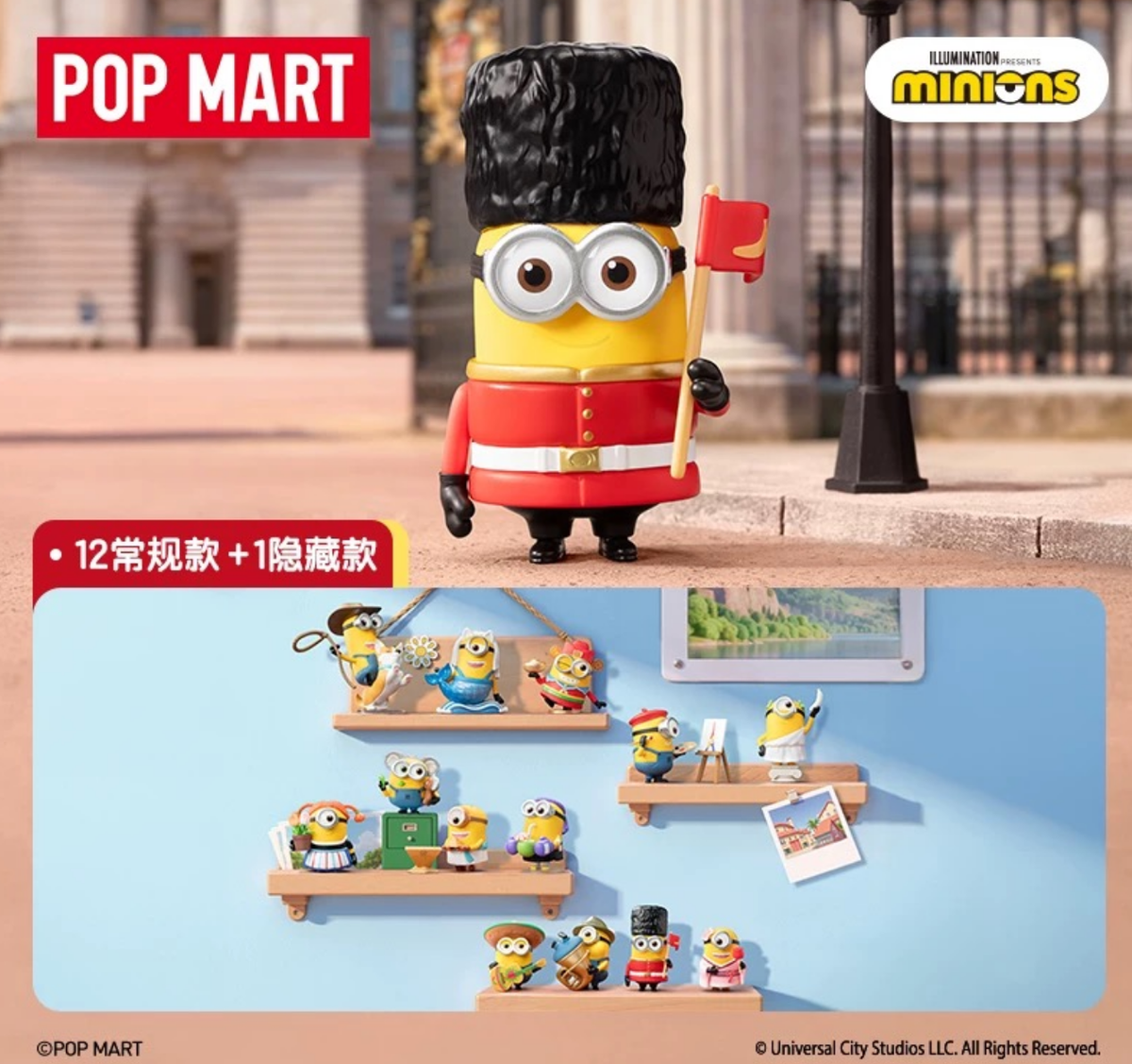 POP MART Minions World Tour Series Confirmed Blind Box Figure