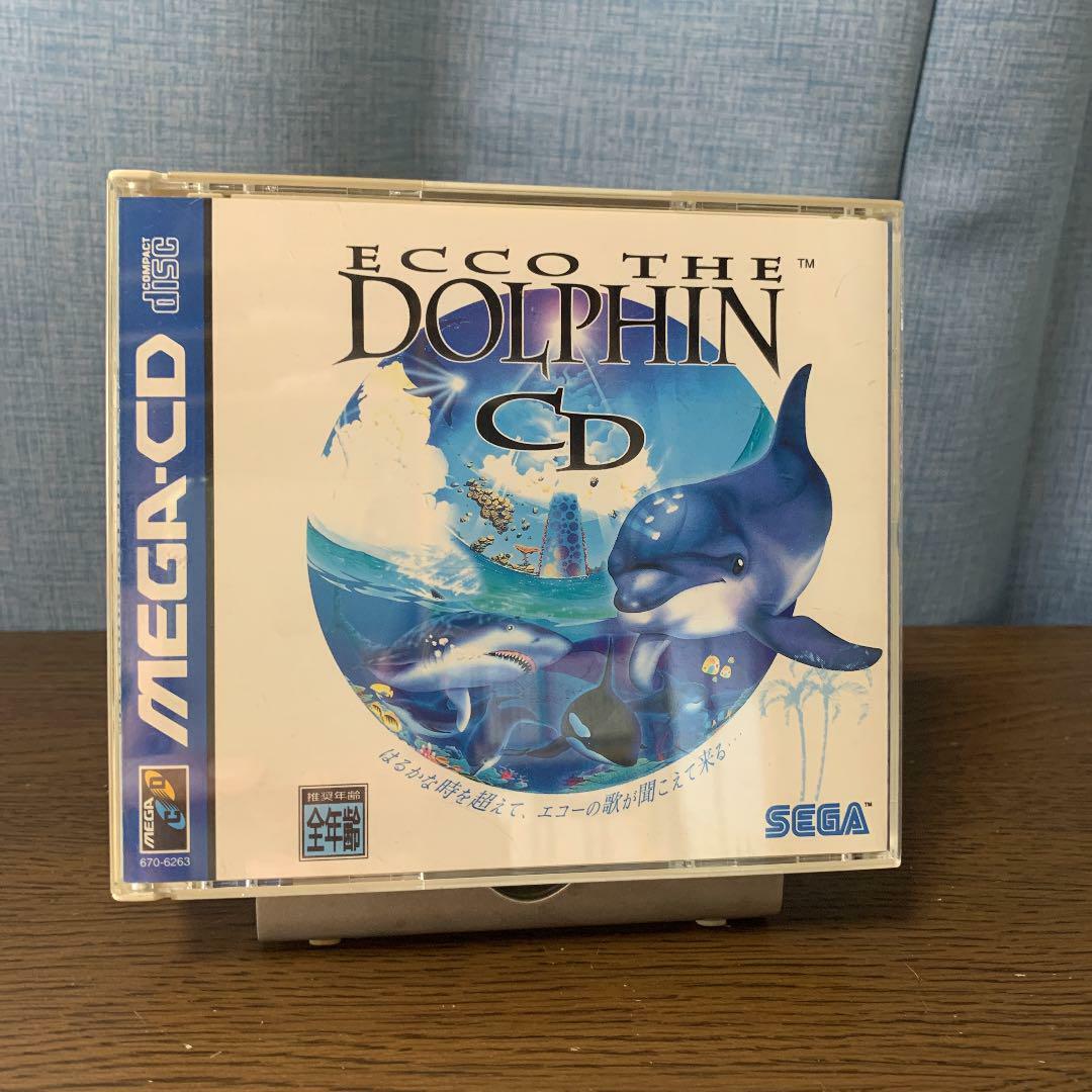 SEGA Ecco the Dolphin CD Sega Mega CD Japanese Retro Game Used