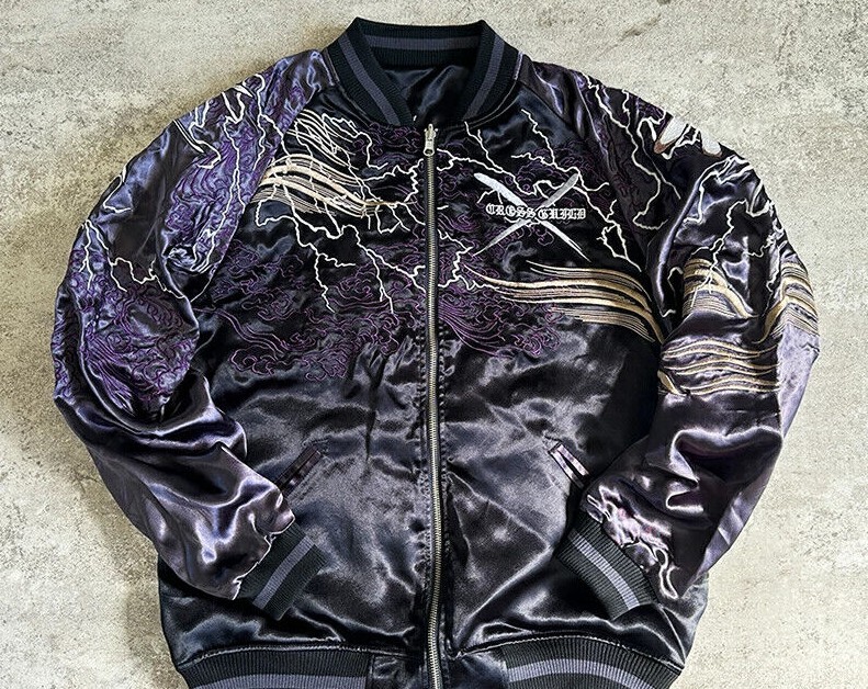 Sukajan ONE PIECE Cross Guild Reversible 242007 Embroidery Jacket