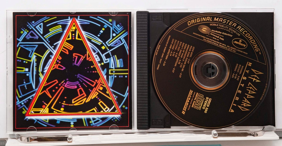 Hysteria by Def Leppard (CD, May-1993, Mobile Fidelity Sound Lab