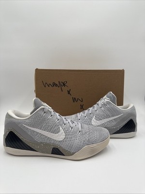 Nike Kobe 9 Elite Low Premium HTM Milan Wolf Grey 2014 Sz10 Brand