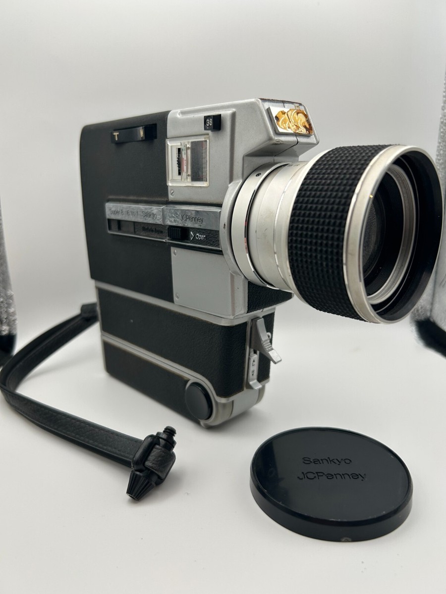 Vintage Sankyo Super 8 Movie Camera 6 to 1 Zoom - Untested | eBay