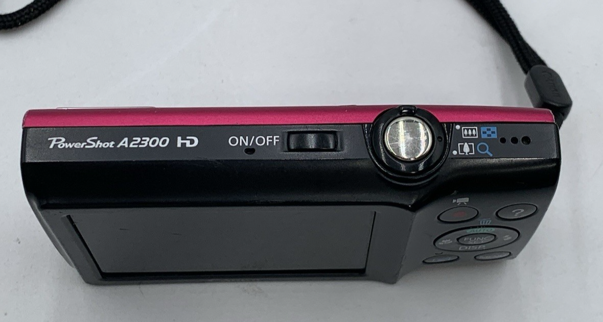 Canon PowerShot A2300 HD PC1732 Pink Digital Camera 5x Optical