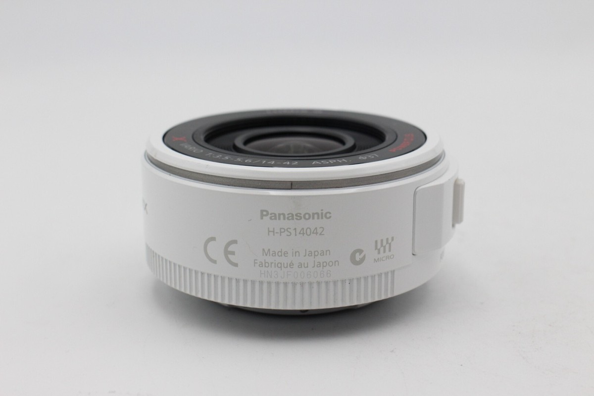 White Lens Panasonic Lumix G X Vario PZ 14-42mm f/3.5-5.6 Power