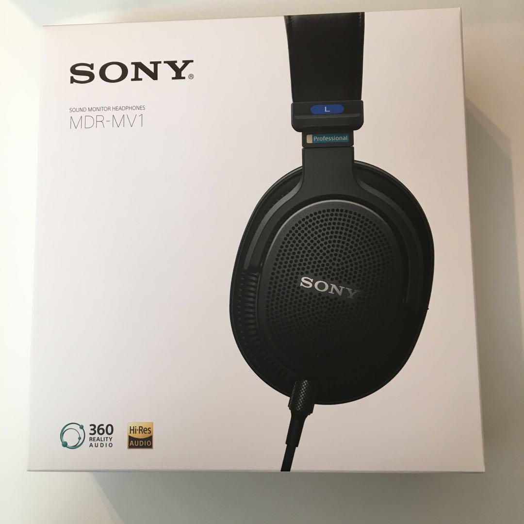 Sony MDR-MV1 Open-Back Wired Headphones - Black for sale online | eBay