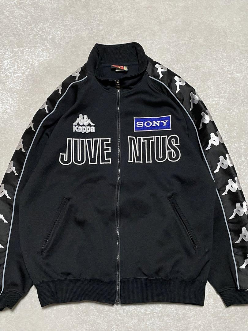 Juventus Kappa Sony Track Jacket XL 90s Side Logo Vintage Zipper