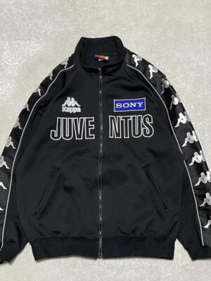 Juventus Kappa Sony Track Jacket XL 90s Side Logo Vintage Zipper