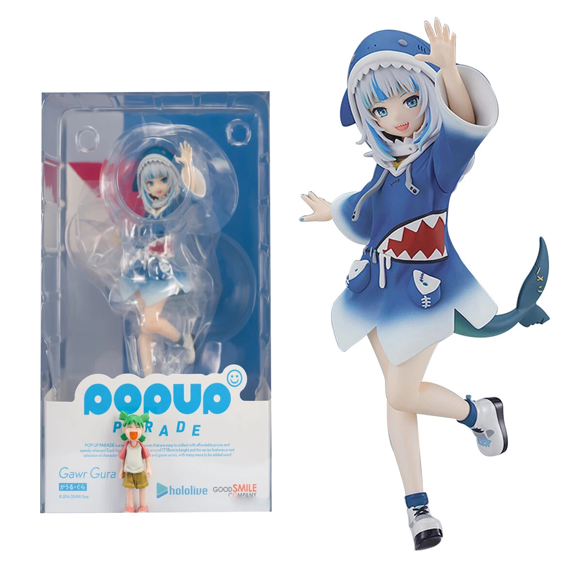 Anime Hololive Gawr Gura Figure PVC Statue Toy Gift Collectible