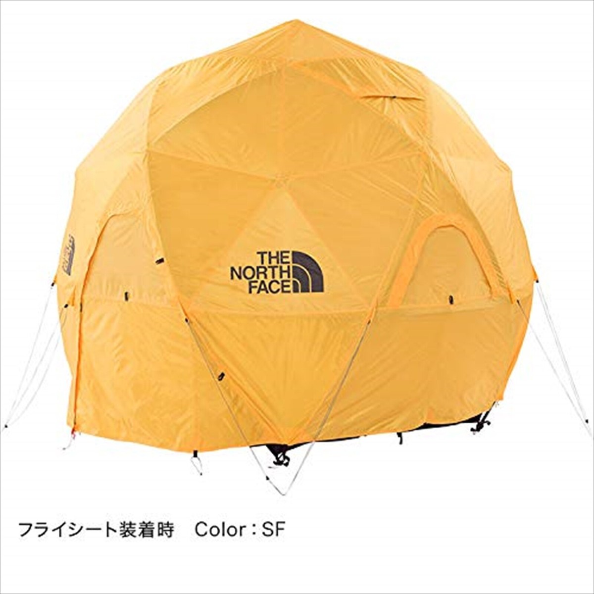 THE NORTH FACE Geodome 4 Tent with Footprint NV21800 Saffron