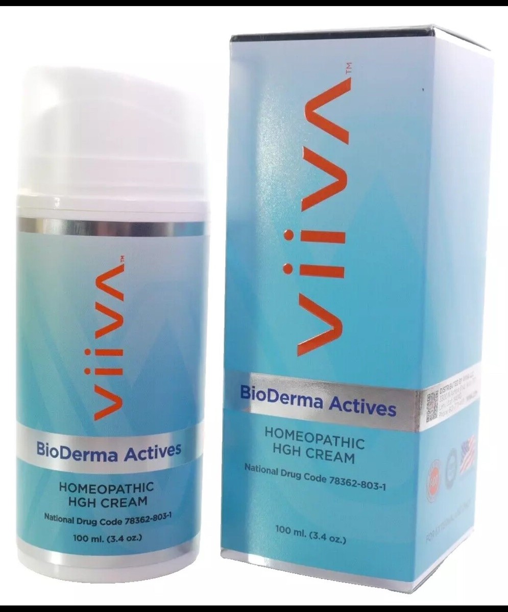 VIIVA BioDerma Actives homeopathic cream 3.4 oz - NEW - Made In