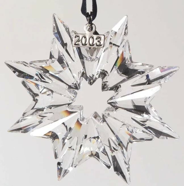 Swarovski 2003 Annual Edition Christmas Ornament, New in Box