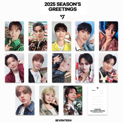 13pcs/set Seventeen 2025 Season's Greetings Self Made Photo Cards