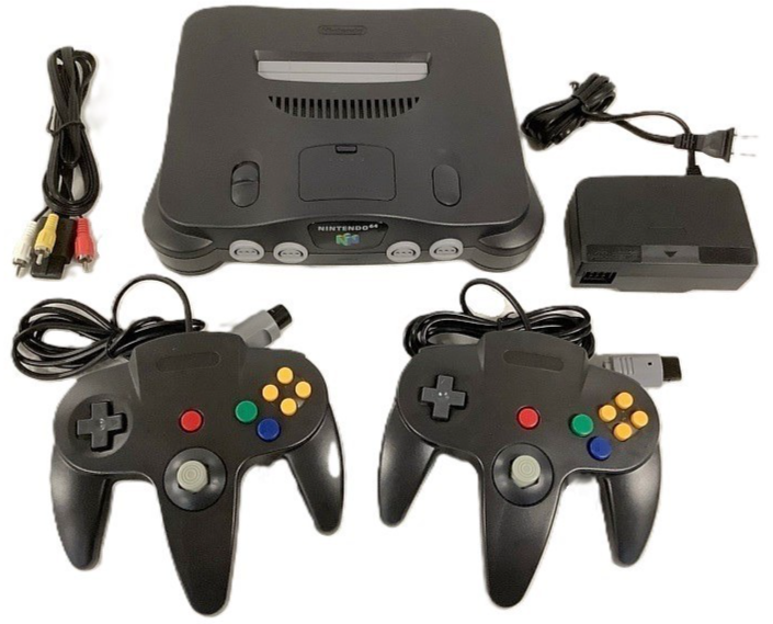 Original Nintendo 64 Complete Gaming System BLACK Video Game