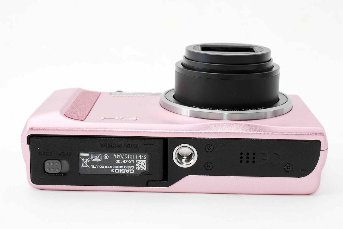 Casio Exilim EX-ZR400 ZR400 digital camera W. 12.5x Zoom Lens Pink