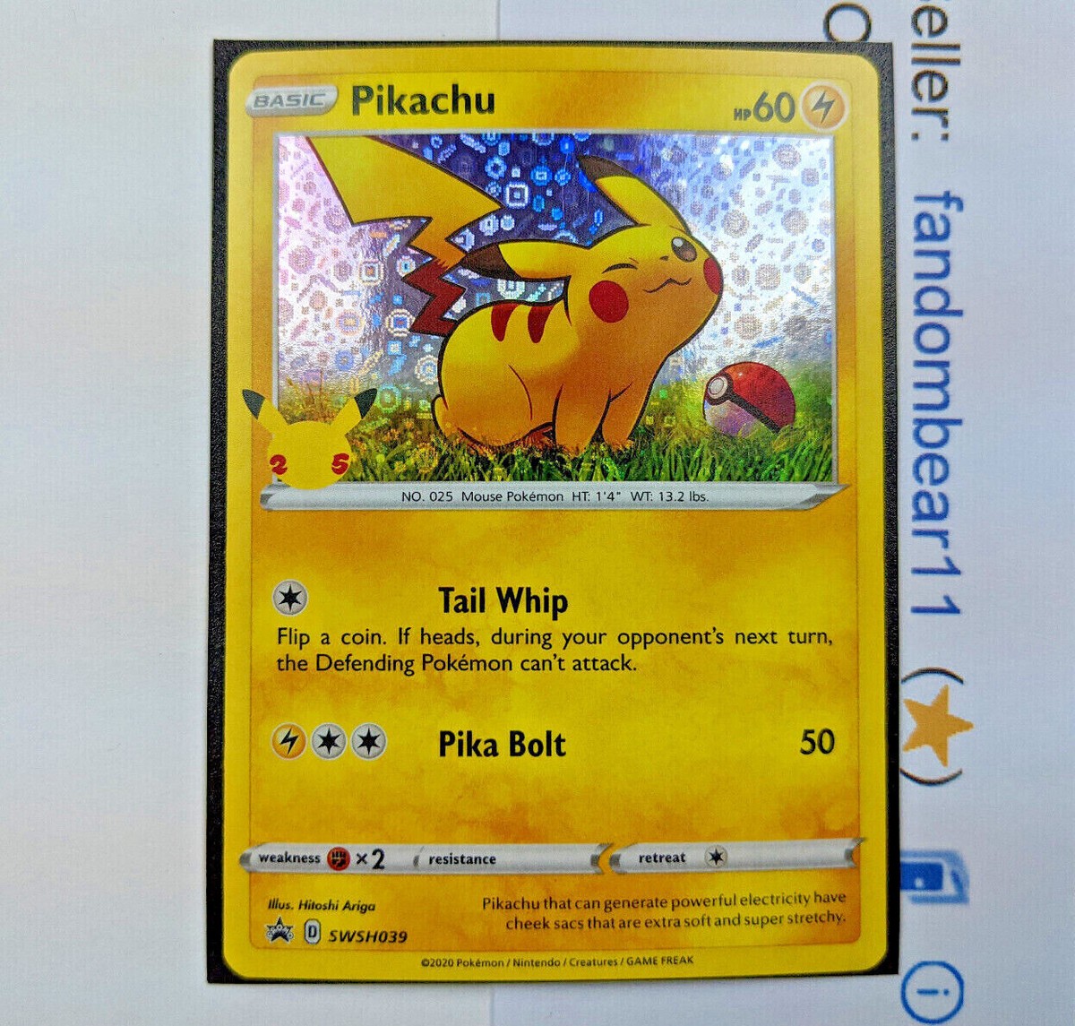 PSA10 英語版】ピカチュウ 25th ゼネラルミルズ SWSH039 s-l400.jpg