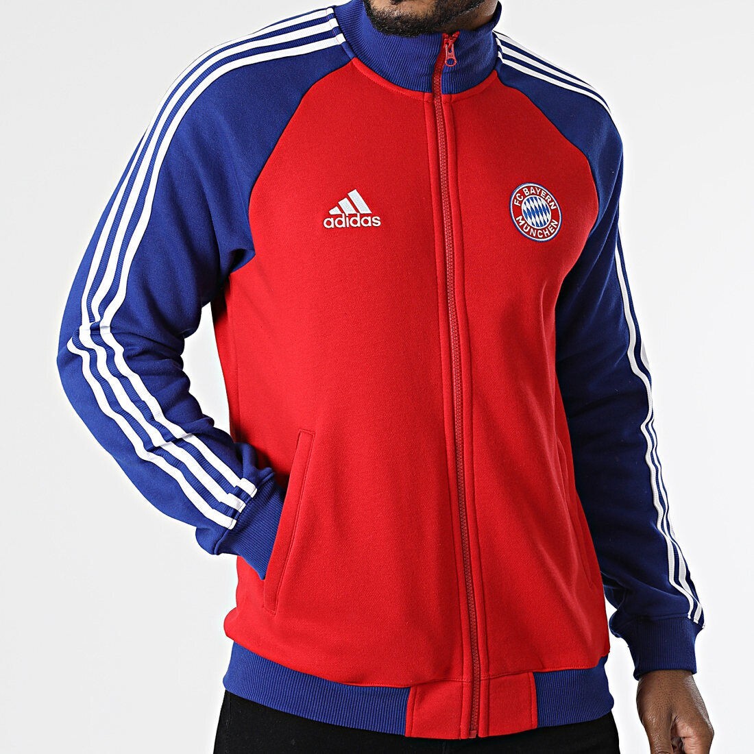 adidas FC BAYERN MUNCHEN 2021/22 ANTHEM JACKET SIZE XS H67174 MSRP