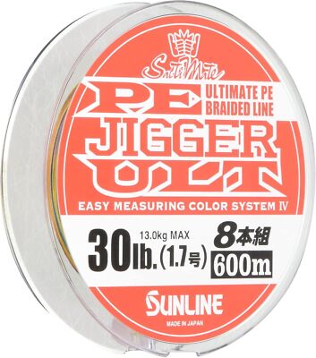 SUNLINE PE Jigger ULT X8 600m #1.7 30lb PE Braid Line New | eBay