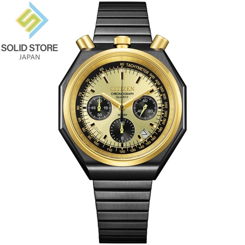 CITIZEN Record Label x TiCTAC 40th Anniversary Tsuno Chrono AN3704