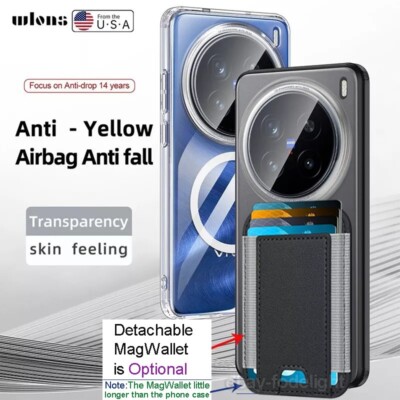 For VIVO X200 Pro | X200 |X200 Pro Mini Case w/Magnetic+Mag Wallet