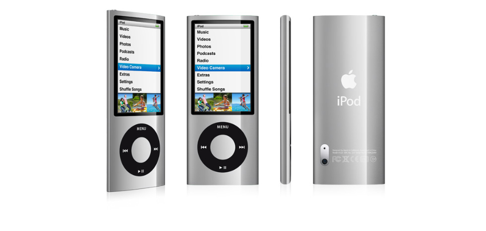 Brand new Apple iPod nano 5th Generation Silver (8 GB) 7 In 1