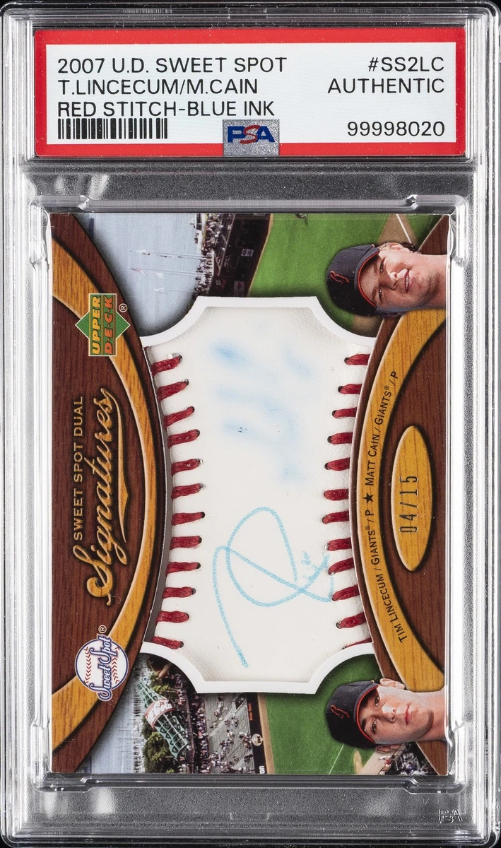 Upper Deck Tim Lincecum Baseball Sports Trading Cards