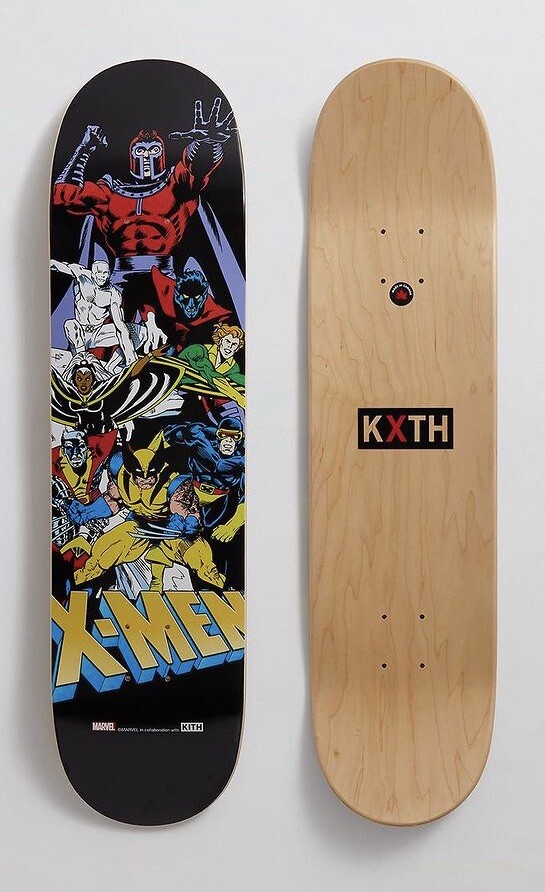 New Kith X-Men 60th Anniversary Skateboard Deck Skate | eBay
