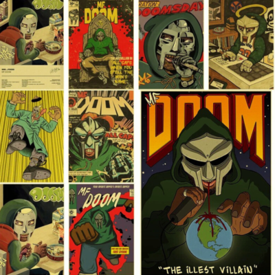 Home Decor Print A3 Wall Art MF DOOM Music Poster Artwork | eBay