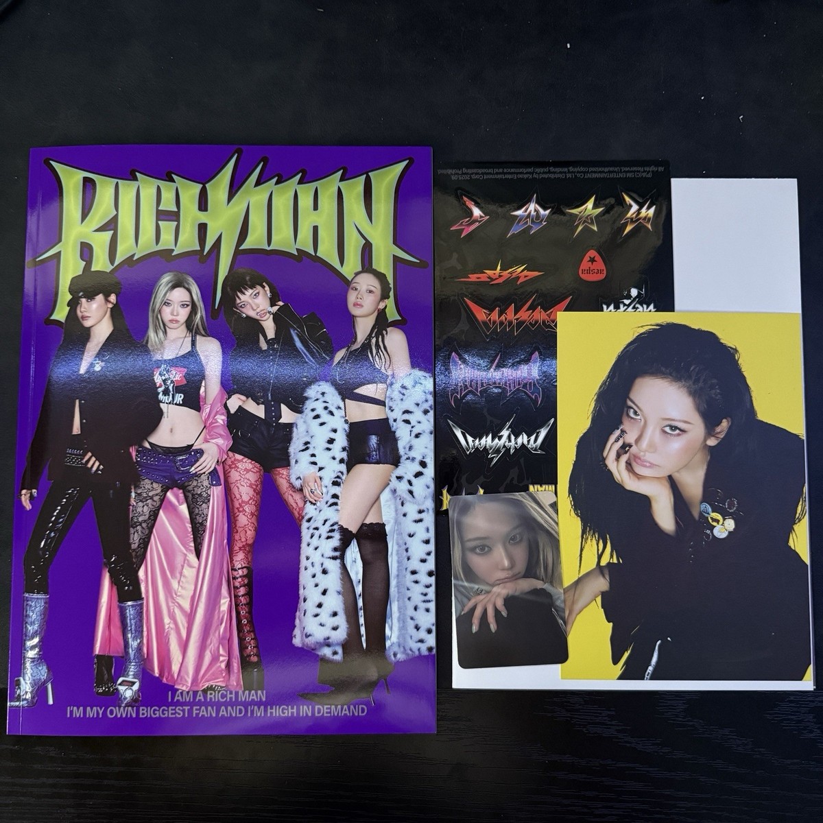 aespa RichMan SM サイン会 トレカ 4枚セット Aespa Rich Man (GROUP