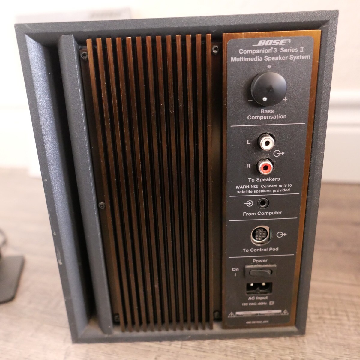 Bose Companion 3 Series II Multimedia Speaker System Subwoofer NO