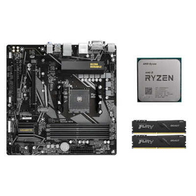 AMD RYZEN 7 3700X +GIGABYTE B550M DS3H AC micro ATX Motherboard+