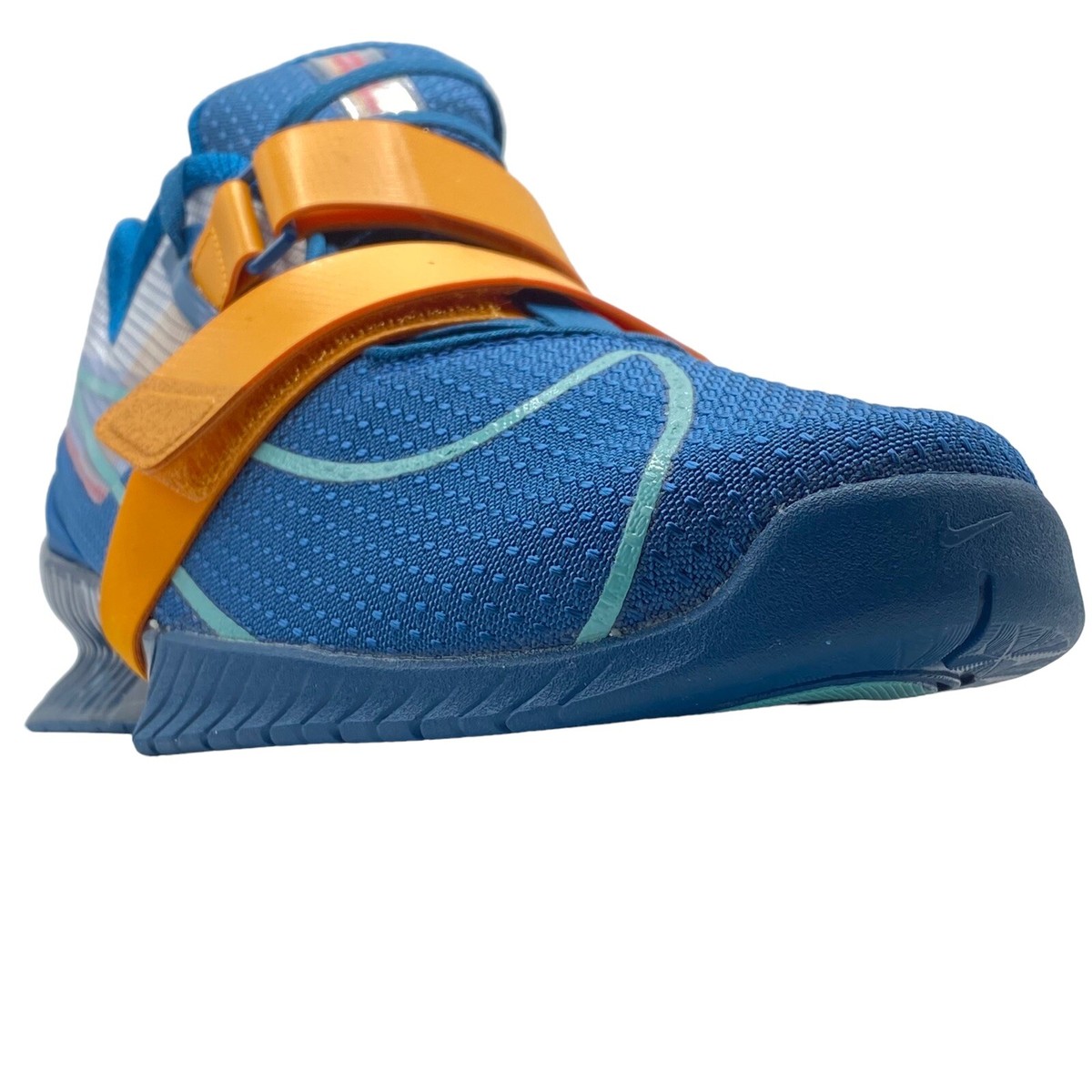 NIKE ROMALEOS 4 MEN 14 WEIGHTLIFTING GYM SHOES MARINA BLUE NEW