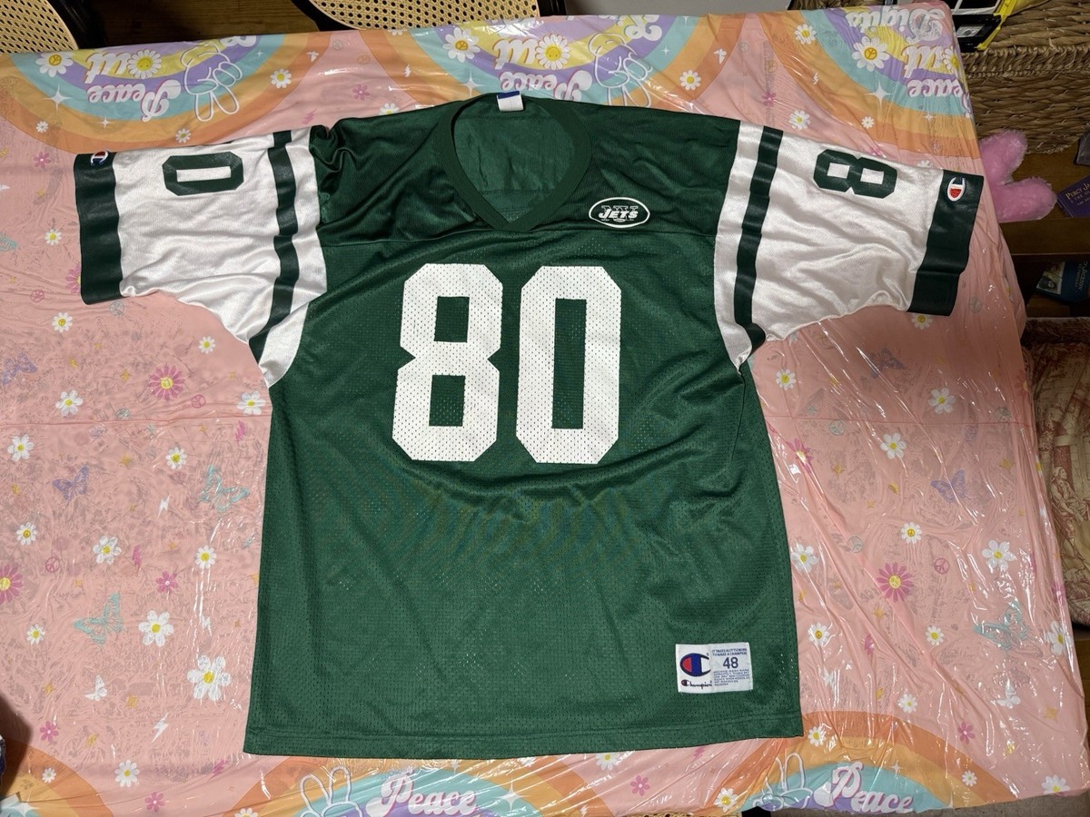 Vintage Wayne Chrebet Champion Jersey #80 New York Jets NFL 90s